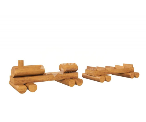Игровой элемент Хоббика «Паровозик с вагонами» CWT678.005