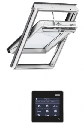 «GGU INTEGRA® VELUX PREMIUM» полиуретановое мансардное окно на дистанционном управлении