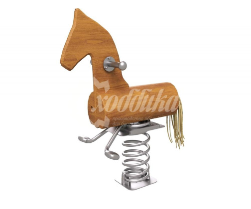 Качалка на пружине Хоббика HARDWOOD «Конь» CWRo299.006