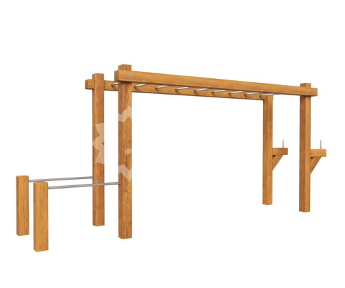 Гимнастический комплекс Хоббика WOOD&SPORT «Альбервиль» CWSC678.028
