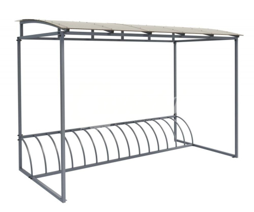 Велопарковка с навесом Velo-9 Хоббика