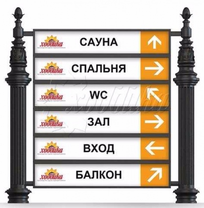 «арт. 397» указатель чугунный низкий 