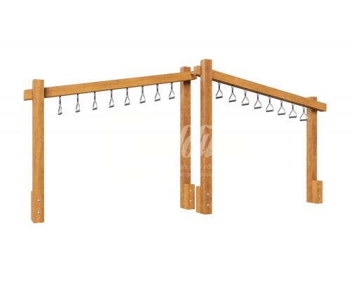 Гимнастический рукоход Хоббика WOOD&SPORT «Ксанти» CWSC678.024
