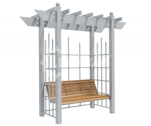 Пергола со скамейкой Хоббика «Зимний сад»