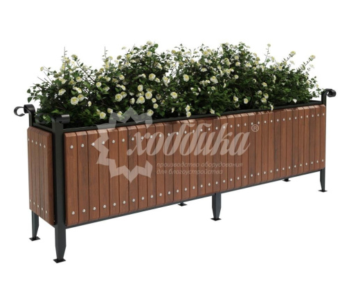 Вазон садово-парковый Хоббика «Топаз» 2260х445х725 мм