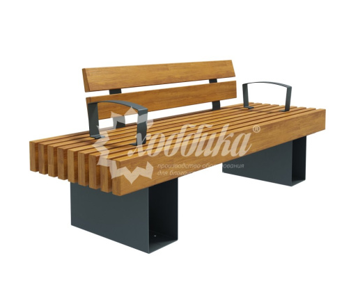 Скамейка стальная Хоббика «Лондон»
