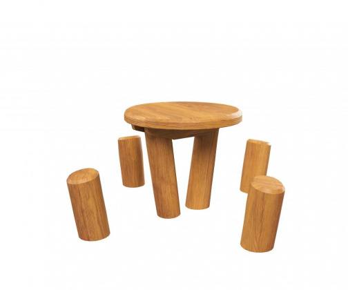 Стол с пеньками Хоббика HARDWOOD «Лесной» CWFS042.000