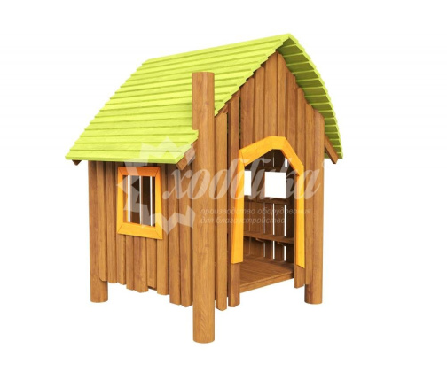 Игровой домик Хоббика HARDWOOD «Лесоград» ИО 0725Т-1