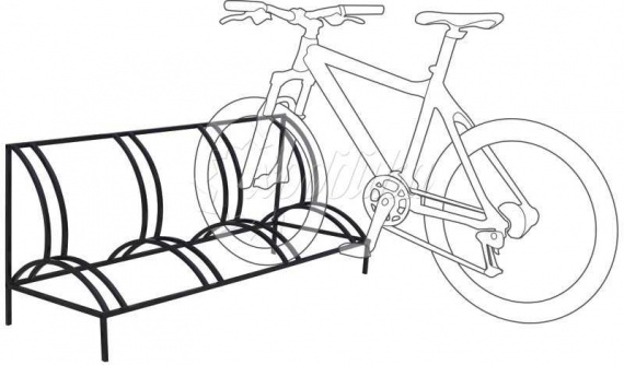 «VELO-4» велопарковка 4х местная 