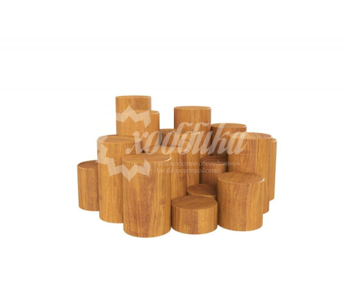 Пирамида из бревен Хоббика HARDWOOD «Щёлково» CWL678.006