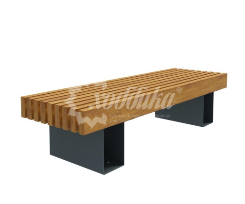 Скамейка стальная Хоббика «Лондон» без спинки