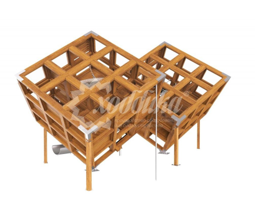 Игровой комплекс Хоббика QUANTWOOD «Лозанна» CWPg169.293