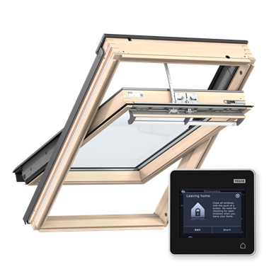 «GGL INTEGRA® VELUX PREMIUM» деревянное мансардное окно на дистанционном управлении